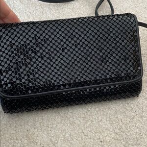 Elegant Black Sequin Clutch